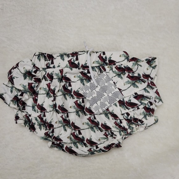 KATE QUINN Little Cardinal Ruffle Bloomer 18-24M - Picture 1 of 3